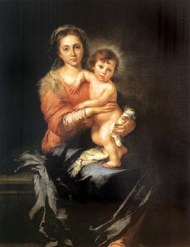 The Madonna and the Nino, Bartolome Esteban Murillo